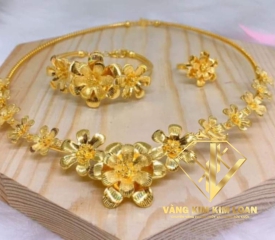 BỘ VÀNG CƯỚI HOA MAI 3 MÓN 