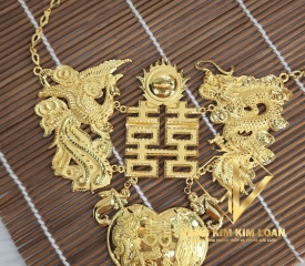 VÀNG CƯỚI SONG HỶ RỒNG PHỤNG