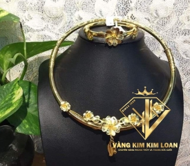 BỘ VÀNG CƯỚI HOA MAI 6 CÁNH 