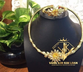 BỘ TRANG SỨC CƯỚI HOA MAI 3 TẦNG 