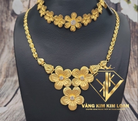 BỘ VÀNG HOA MAI 5 CÁNH 