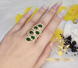 NHẪN KIỂU ĐÁ XANH 