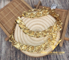 Dây chuyền bản to  xoắn 