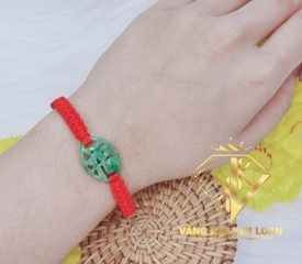 Vòng Tay đá xanh ngọc bích 