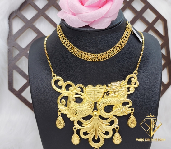 Bộ vàng cưới rồng phượng 2 món 
