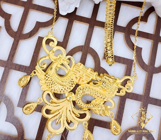 Bộ vàng cưới rồng phượng 2 món 