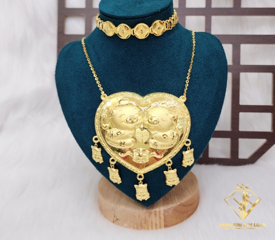 BỘ VÀNG CƯỚI HEO ĐÔI 